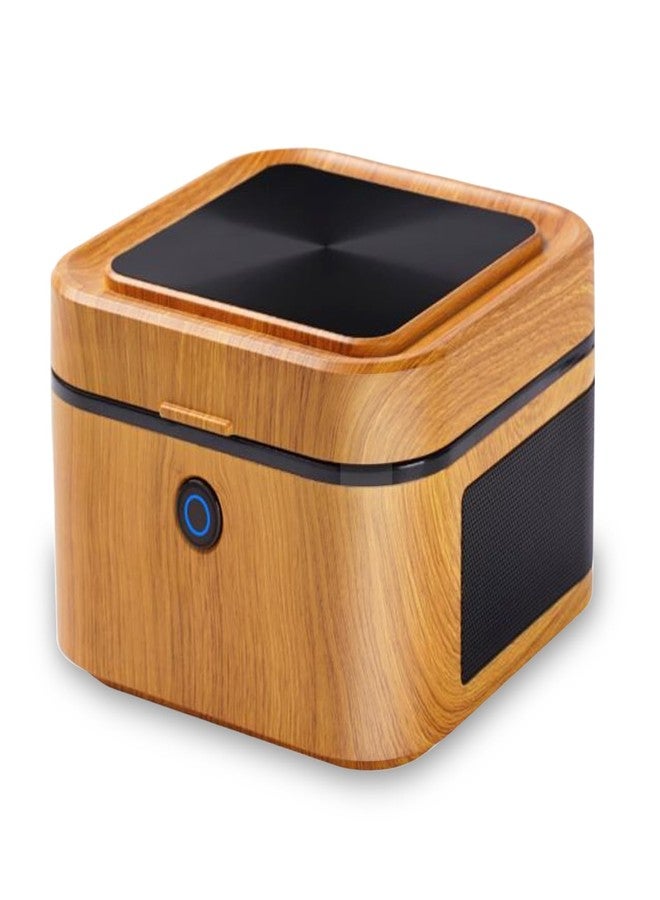SHD Multifunctional Smokeless Ashtray,USB Rechargeable HEPA Filter Ashtray for Home Office Car Indoor Outdoor- Brown - Image 1